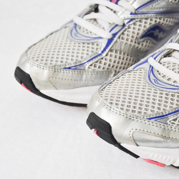 Saucony Grid Exite 7 Silver Sneakers - Picture 12 of 12